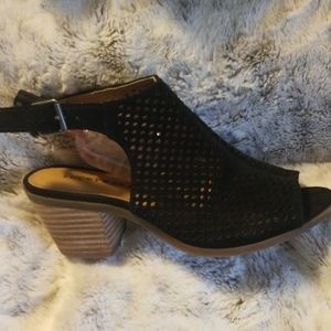 Lucky Brand Peep Toe Bootie